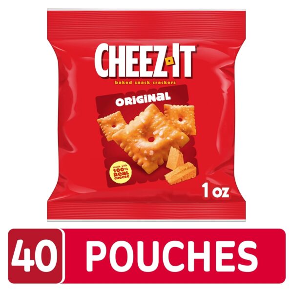 Cheez-It Cheese Crackers, Baked Snack Crackers, Lunch Snacks, Original (40 Packs) - Image 8