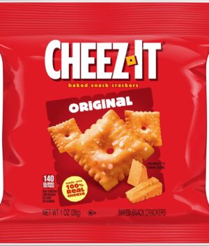 Cheez-It Cheese Crackers, Baked Snack Crackers, Lunch Snacks, Original (40 Packs)